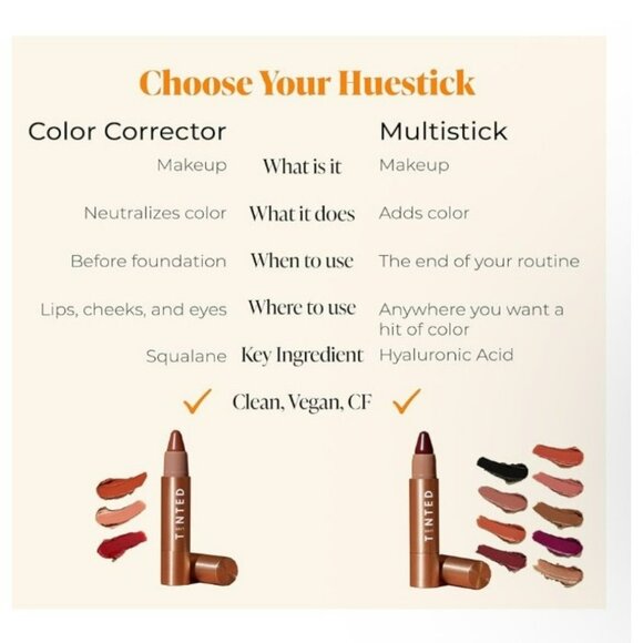 Tinted Live Huestick Color TRUE Eye Cheek Lip 3g NWB - Picture 5 of 9